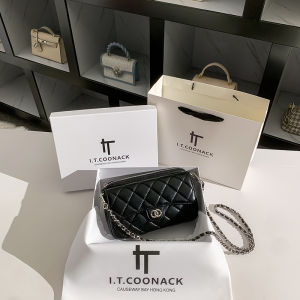 Luxury Small Square Bag 2025 New Style Crossbody Chain Diamond Pattern Single Shoulder Bag Youth Casual Pure Color PU Leather