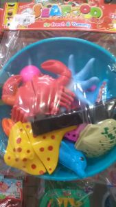 Mainan Masak-masakan Anak – Set Dapur Seafood Hewan Laut Lucu Edukatif & Seru Dimainkan