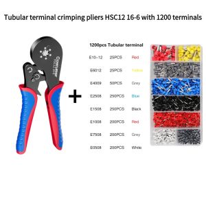 Tubular Terminal Manual Crimping Pliers HSC12 16-6 Pre-insulated Terminal Pin Terminal Hexagonal Crimping Pliers