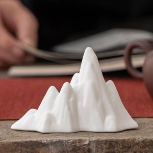 ZIYINGCHA | White Porcelain Mini Landscape Decorative Ornament