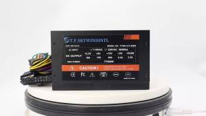 Bộ Nguồn ATX 500W Màu Đen Cho Máy Tính Để Bàn Chơi Game Máy Chủ - Quạt Làm Mát 120mm PSU Không Mô-đun Với Đầu Nối CPU 4 Chân Và 2 Cổng SATA