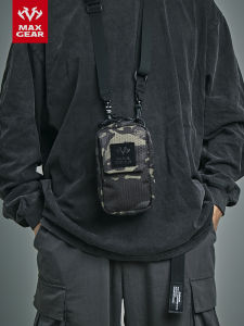 MAXGEAR Q1 Camouflage Outdoor Leisure Crossbody Bag Mens Wearable Resistant Shoulder Bag Casual Daily Messenger Bag