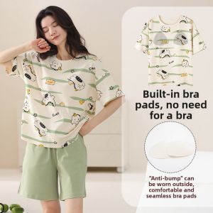 Yuzhaolin | Cotton Padded Bra Womens Loungewear