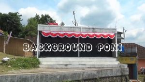 BENDERA BACKGROUND PONI 10 GELOMBANG (75METER)