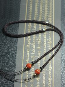 Cross Southern Red Agate Necklace Pendant Men and Women Tibet Beads