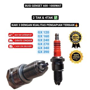 BUSI KAKI 3 MESIN GENSET GX120 GX160 GX240 GX270 GX340 GX390 ET950 BUSI GENSET MESIN 3500W 4500W 5000W 8000W