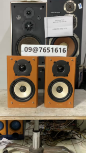 Bán Cặp Loa nghe Nhạc Booksheolf  Onkyo D- SX7 mới keng hát cực tốt màu gỗ màng trắng(02)