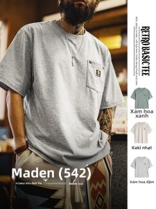MADEN | Retro Blend Mens Casual Short Sleeve T-Shirt