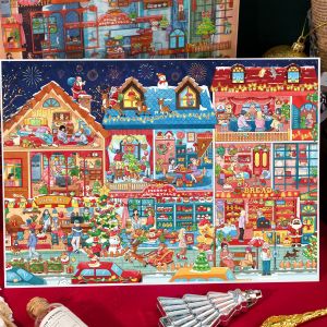 Kawaii Halloween Carnival 3D Chinatown New Year Landscape Sticker  DIY Pocket Cabin Scene Christmas gifts