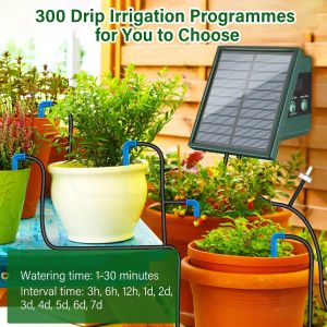 DIY solar drip irrigation kit garden drip irrigation system suitable for outdoor balcony garden automatic watering system