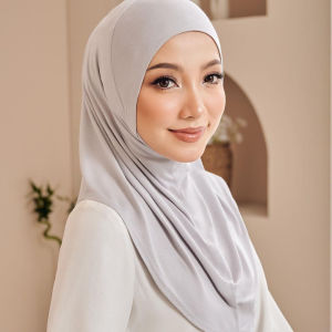 Jifang New Arrival Plain Smooth Women Middle Size Muslim Instant Hijabs Inners PW06