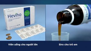 Siro ho Heviho Thái Minh - Khỏi lo bé ho đờm tăng sức đề kháng cho trẻ - Lọ 100 ml