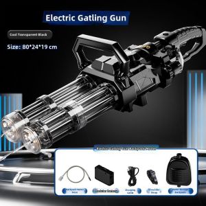 AOBIXIONG | Glowing Electric Bursting Dual-Barrel Rotating Water Play Toy