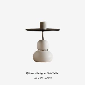 Tide leader | Cream Style Compact French Round Creative Coffee Table