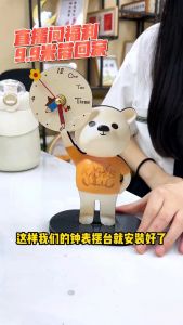 Đồng Hồ Gấu MiNi Để Bàn Decor Trang Trí Nhà Cửa Đồng Đồ Để Bàn Hoạt Hình Cho Bé