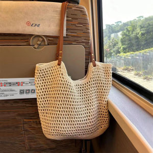 BEIAOLORA | Versatile Single-Shoulder Woven Beach Tote Bag