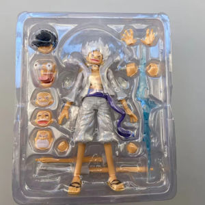 Bandai | One Piece Luffy Anime Figure Gear Fifth Sun God Nika Luffy Action Figurine PVC Model Collection Decoration Birthday Toy Gifts