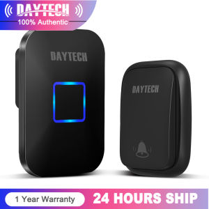 【Malaysia Stock】Wireless DoorbellDaytech doorbell wireless waterproof DB09 No Need Battery door bell for House 150 Meters Range