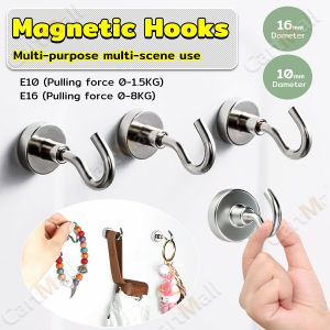 Powerful Magnetic Hooks For Refrigerator Grill Key Towel Holder Kitchen Home Accessories