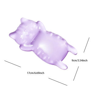 Cute Cat Ergonomic Silicone Gel Mouse Wrist Rest Soft Comfort Mouse Pad Cushion Soft For Office Home Desk Computer Mouse