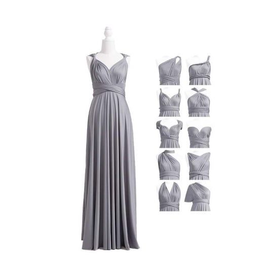 silver gray infinity dress Infinity Dress Silver Grey Infinity Dress Light Silver Bridesmaid Dresses  Silver Grey