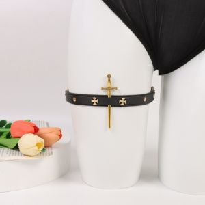 Womens PU Leather Gothic Punk Style Leg Rings Garters Harajuku Sword Accessories Cosplay Clothing Leg Straps