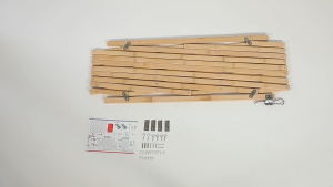 Retractable Pet Gate Expandable Wooden Dog Fence Screen Door Accordion Gates Portable for Doorways Dog Pet Gate Pet Safety Patio Garden Lawn