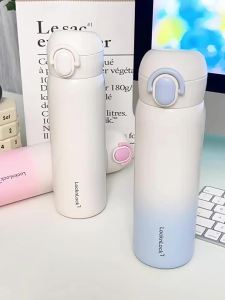 LocknLock | Childrens Thermal Mug School Suitable Portable 316 Stainless Steel Straw