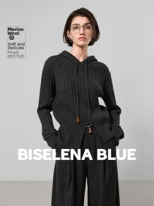 BEIQIANI | Cleanfit Intellectual Style Wool Hooded Sweater