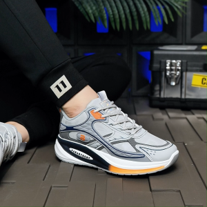 PANARYBODY Sepatu Kasual Pria Sneakers Bertali Sepatu Sporty Sepatu Cowok Sepatu Olahraga Elastis QNR30