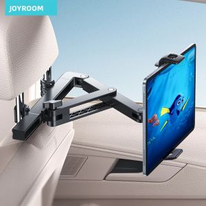 Giá Đỡ Máy Tính Bảng Tựa Đầu Xe Hơi 3 Trong 1 Joyroom Giá Đỡ Điện Thoại Trên Ghế Sau Có Thể Kéo Dài Cho iPad Air/Mini Samsung Tab 4.7-12.9  Thiết Bị Màu Đen