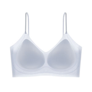 Áo ngực MiiOW cho nữ làm bằng vải mỏng không đường may kháng khuẩn dây mảnh không gọng