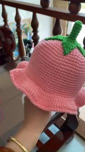 Mũ len handmade cho bé - thêu tên theo yêu cầu