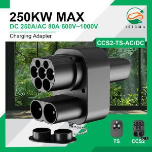 CCS2 to Tesla Adapter NACS CCS Combo 2 DC Fast Charger 250kW AC 32A Type 2 Charging Adapter for Tesla Model 3 Y S X Cybertruck