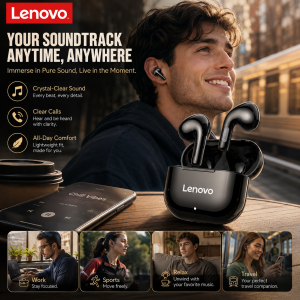 Lenovo | Original Lenovo LP40 TWS Bluetooth5.4 Earphones Wireless Headphones Touch Control Sport Headset Stereo Earbuds For Phone Android