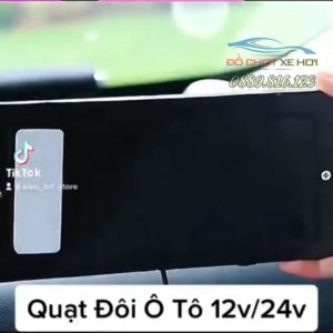 Quạt Xoay 360 Độ Dùng Trên Ô Tô 5V/12V/24V Cắm Chân USB Quạt Đa Năng Cho Bàn Máy Tính  Bàn Làm Việc