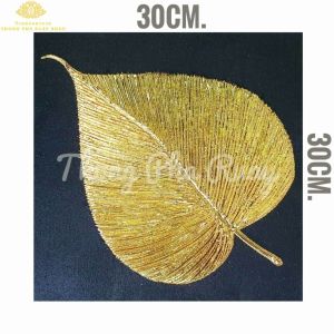 รูปใบโพธิ์ทอง ภาพติดผนังมงคล รูปแขวนแต่งบ้านติดร้านนวดสปา ภาพของที่ระลึกของกำนัลงานเกษียณ ภาพวาด