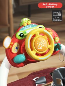 lekate | Educational Baby Cartoon Car Steering Wheel Toy