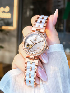 OLEVS | Ceramic Luxury Mechanical Watch Women 32mm
