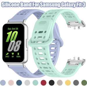 Silicone Strap For Samsung Galaxy Fit 3 Watch Replacement Sport Watchband For Samsung Galaxy Fit3 Band Bracelet Wristband Correa