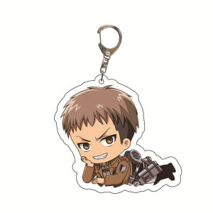 Bandai | Attack on Titan Acrylic Keychain in Stock Custom Logo Printed Creative Bag Charm Wholesale