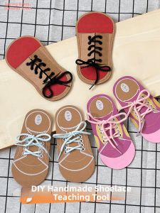 Shoelace Tying Practice Toy Educational Montessori
