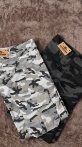 Celana Cargo Loreng Pria celana kelcer Reguler Fit Gombrong tren Terbaru Bahan Nonstretch Cargo Baggy Pants Gombrong Korean Style celana skenna Loreng Carpenter Pants