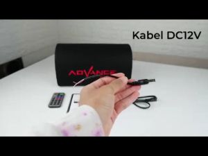 Speaker Tabung Bass Advance T-101BT Ukuran 5 inch Bluetooth Speaker Karaoke Salon Aktif