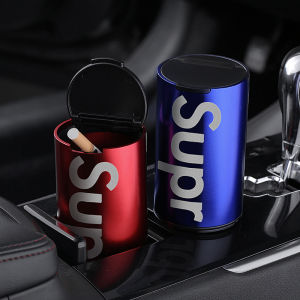 Car-Mounted Ashtray Creative Personal Universal Vehicle Interior Special Mens Good Thing Automatic Ash Tray with Lid No Dust Falling