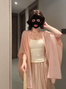 ZHILU | Sun Protection Irregular Loose Blouse Snow Yarn