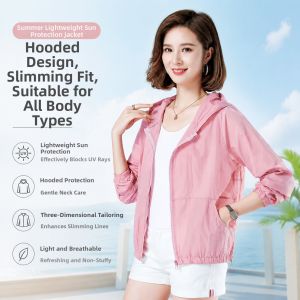 Jiaxun | Breathable and Sun-Protection Lightweight Hoody Outerwear
