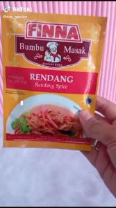 FINNA BUMBU MASAK RENDANG PACK 12 PCS 50 GRAM FUN CORNER DENGAN PAKING AMAN
