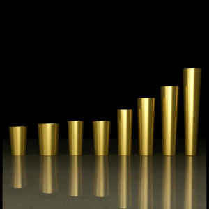 Titanium Gold Stainless Steel Furniture Leg Covers
