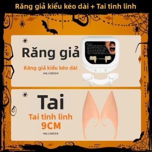 JIXIN | Răng Giả Đùa Giỡn Điều Chỉnh Được cho Halloween và Giáng Sinh